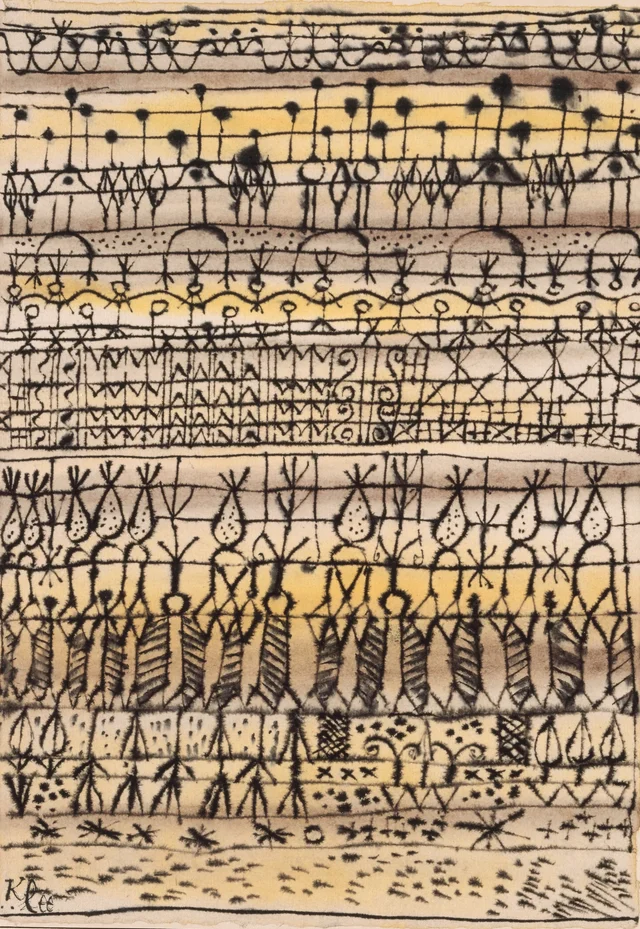 ARA. «Frescor en un jardín de la zona cálida», Paul Klee