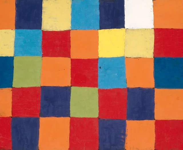 Tabla de colores «Qu 1», Paul Klee