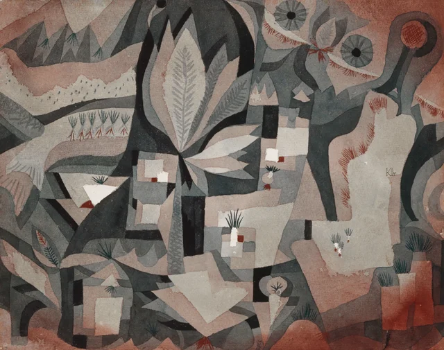 Jardín seco y fresco, Paul Klee