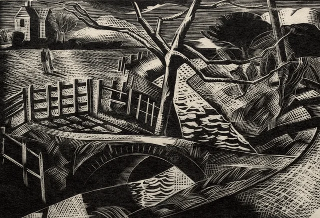 Dyke by the Road, Paul Nash