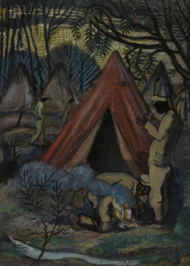 Indians in Belgium, Paul Nash