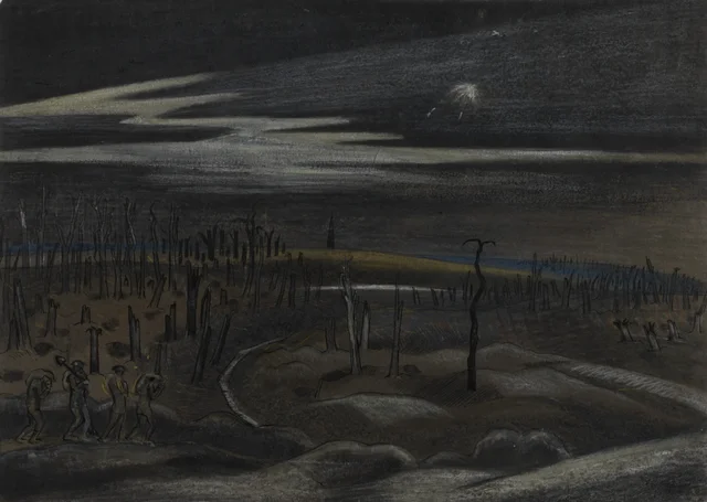 Nightfall: Zillebeke District, Paul Nash