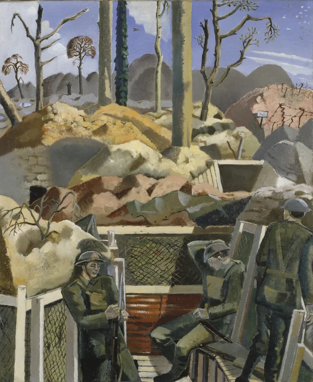 Le Printemps dans les tranchées, Ridge Wood, 1917, Paul Nash
