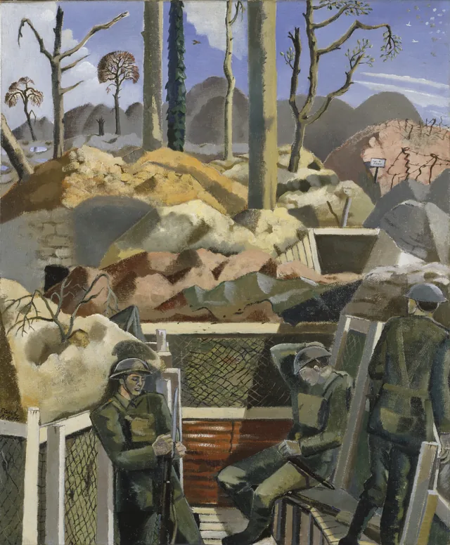 Spring in the Trenches, Ridge Wood, 1917, Paul Nash