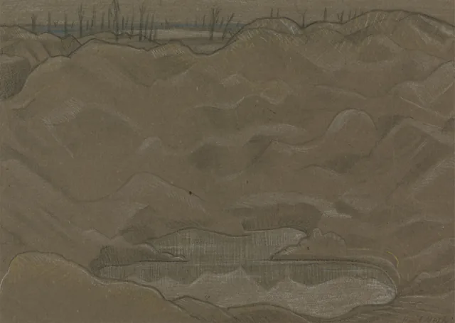 A Shell Crater, Paul Nash