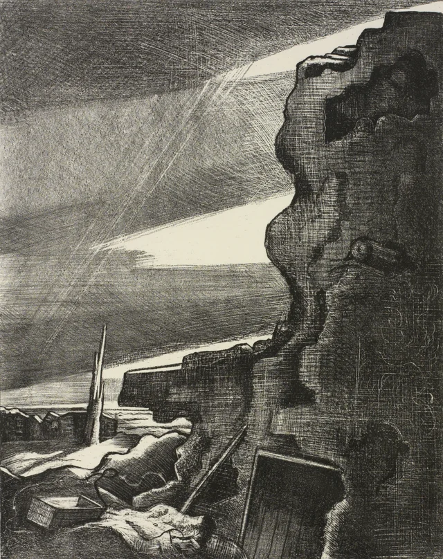 A German Double Pill-box: Gheluvelt, Paul Nash