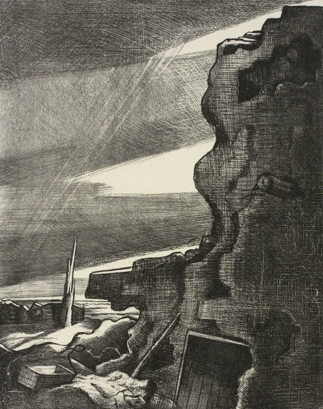 Un double fortin allemand : Gheluvelt, Paul Nash