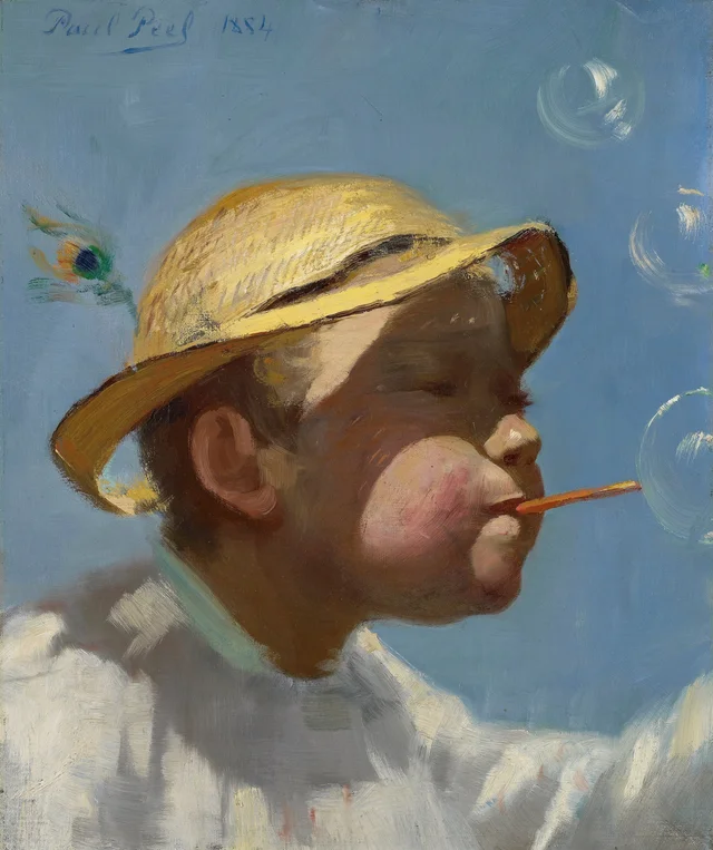El niño de las burbujas, Paul Peel