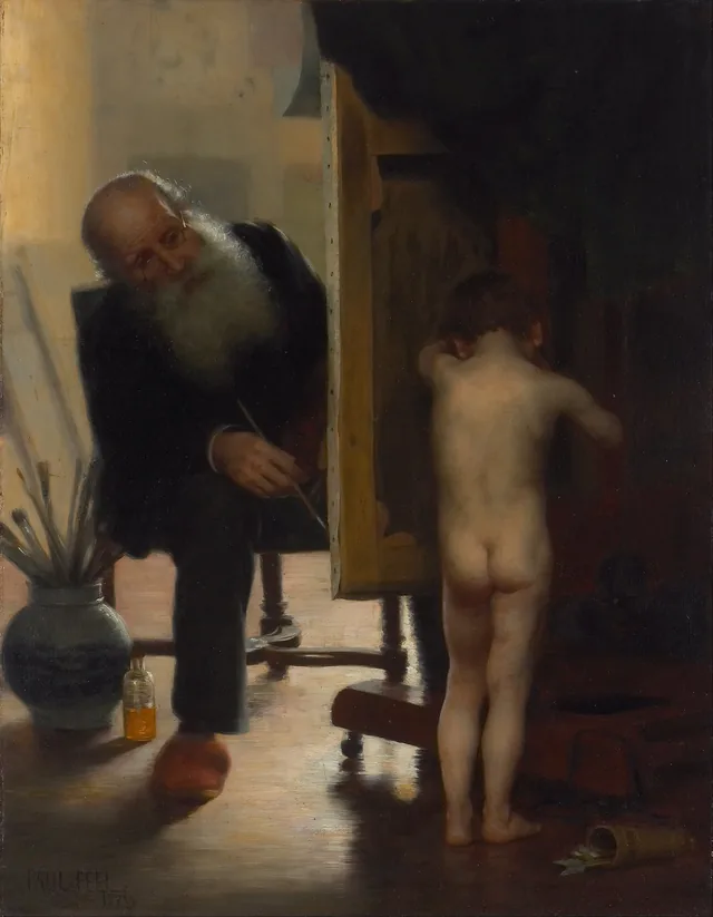A Modelo cansada, Paul Peel