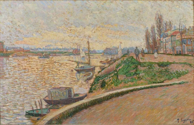 Asnières, berge de la Seine