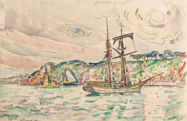 Barcos cerca del río Trieux