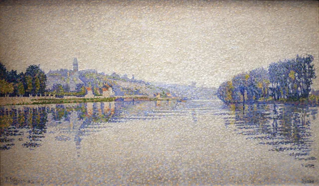 Banks of river Seine at Herblay