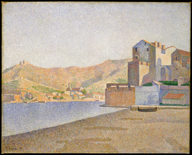 Collioure. La Plage de la ville. Opus 165, Paul Signac