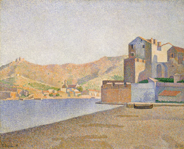 Collioure. La playa de la ciudad. Opus 165, Paul Signac