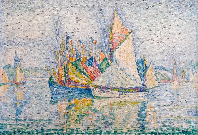 Concarneau, le port, Paul Signac