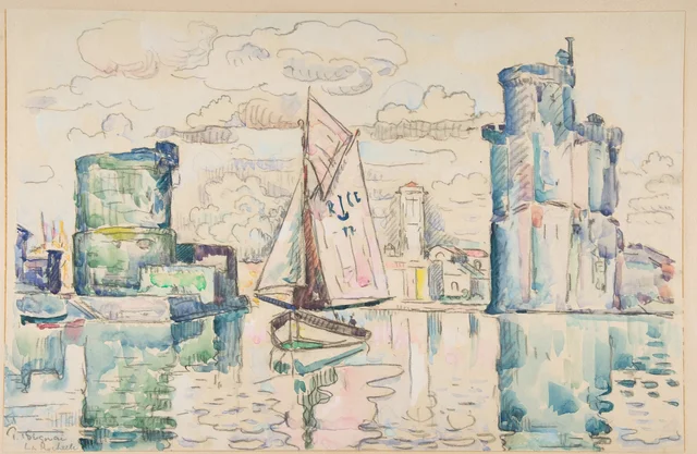 Entrée du port de La Rochelle, Paul Signac