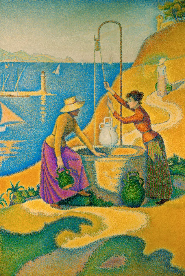 Mujeres en el pozo, Paul Signac