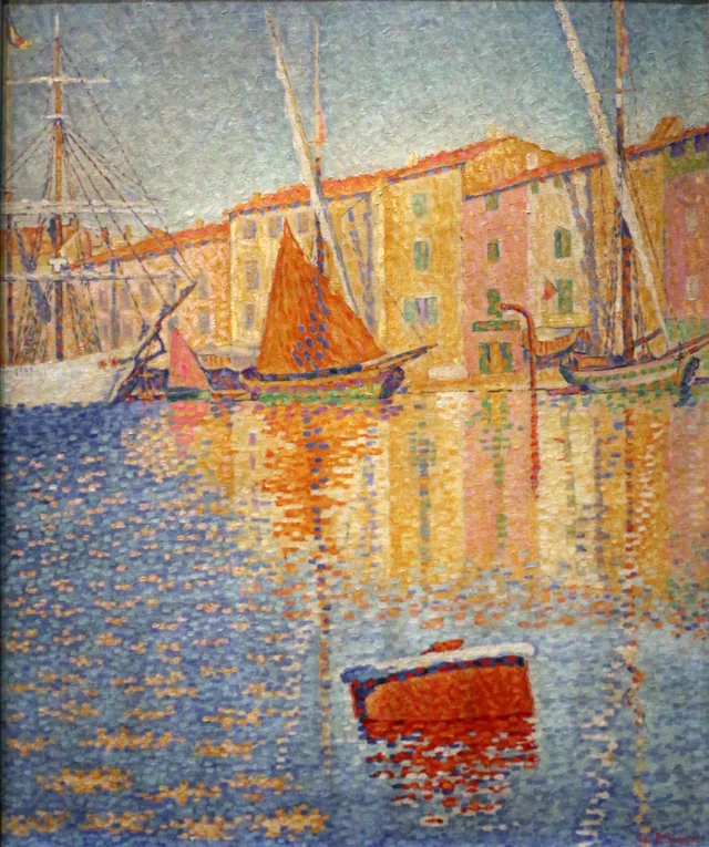 La Bouée rouge, Paul Signac
