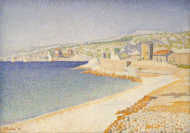 El malecón de Cassis, Opus 198, Paul Signac