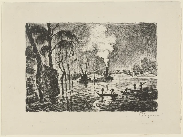 La Seine en crue en 1910, Paul Signac