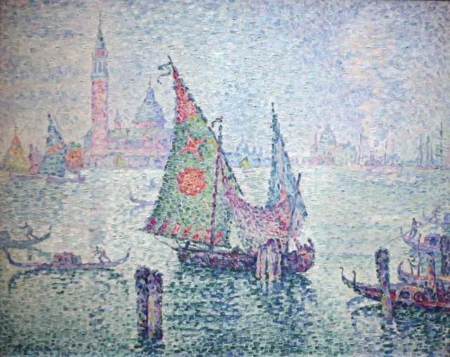 La Voile verte, Paul Signac