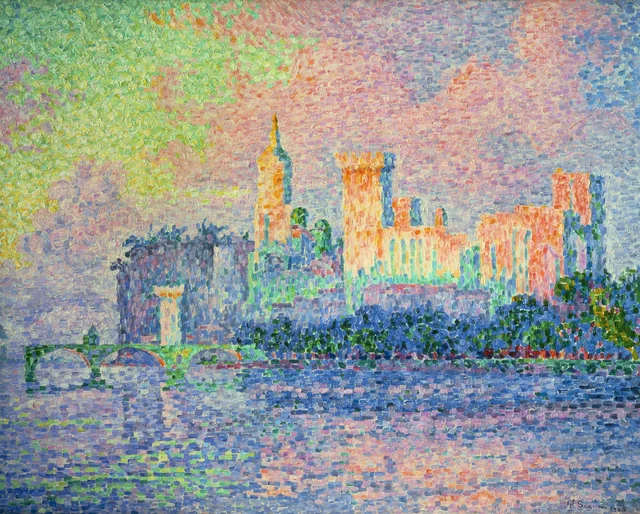 El Palacio de los Papas en Aviñón, Paul Signac