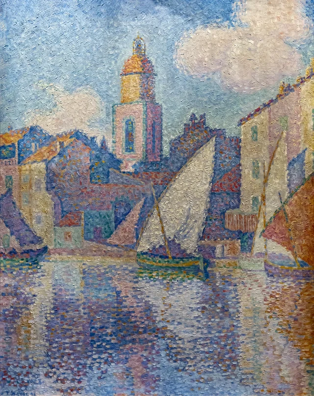 El campanario de Saint-Tropez, Paul Signac