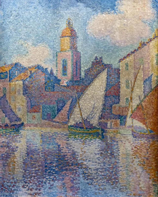 The bell tower of Saint-Tropez, Paul Signac