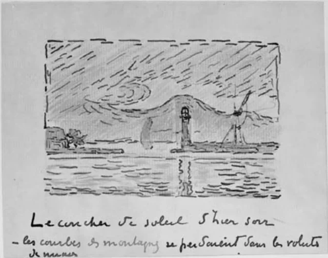 Le Phare de Saint-Tropez au coucher du soleil