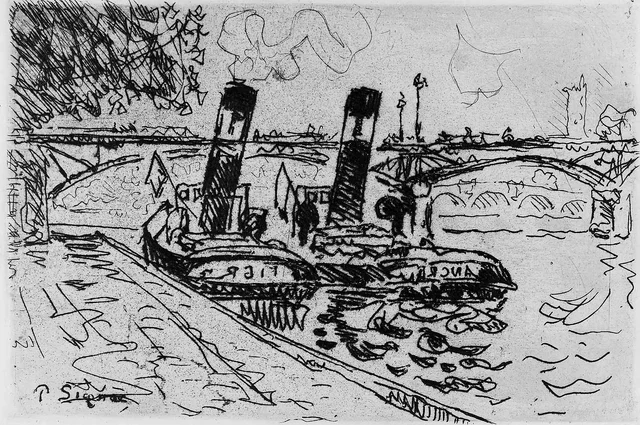 Le Pont des Arts (Paris), Paul Signac