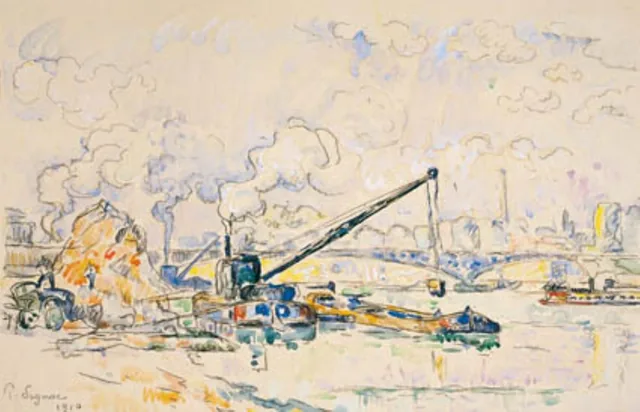 Le Pont Mirabeau, Paul Signac