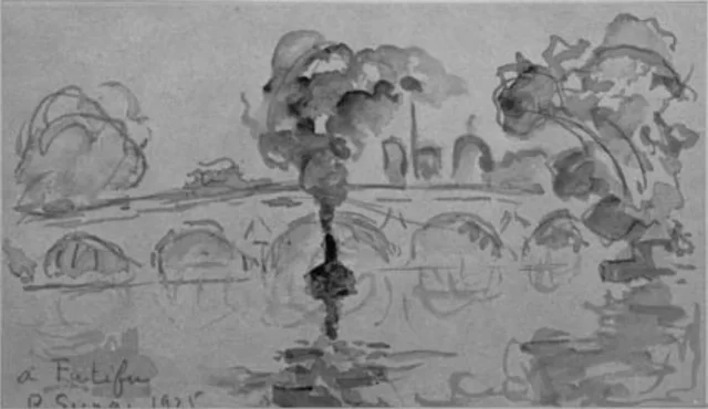 Le Pont-Neuf, vu en direction de Notre-Dame, Paul Signac