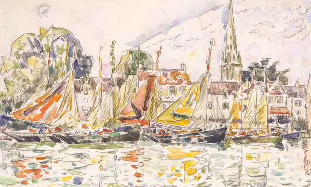 Le Pouliguen: barcos de pesca, Paul Signac