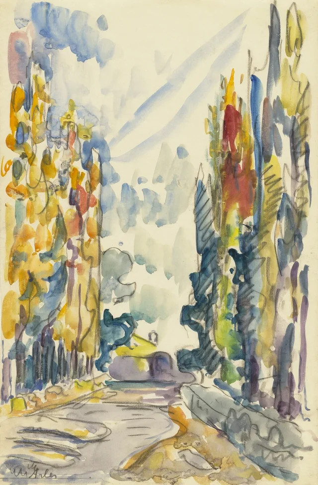 Los Alyscamps, Arlés, Paul Signac