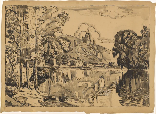 Les Andelys par un matin d'été, Paul Signac