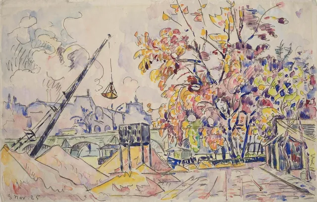 Quai de Seine, Paris, Paul Signac