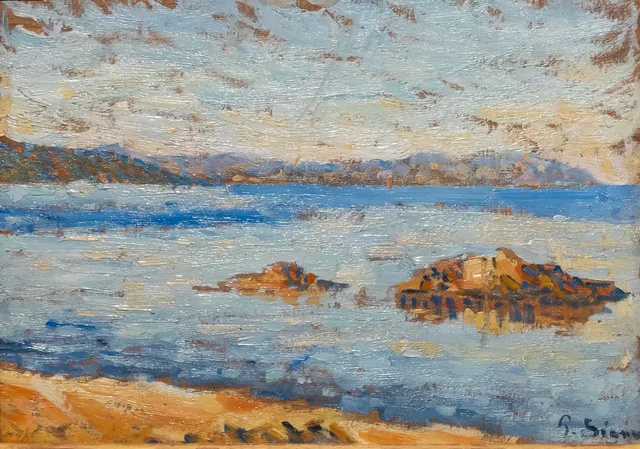 Saint-Tropez, calme, Paul Signac