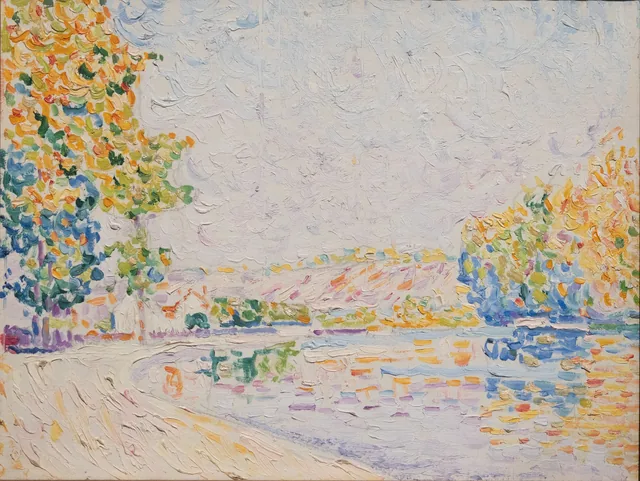 Samois Study No. 8, Paul Signac