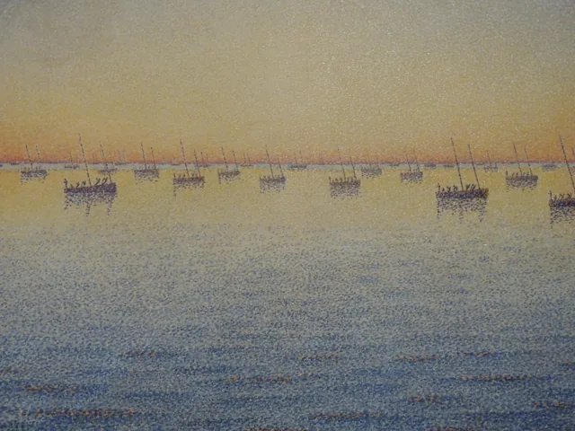 夕日、イワシ漁、コンカルノー
