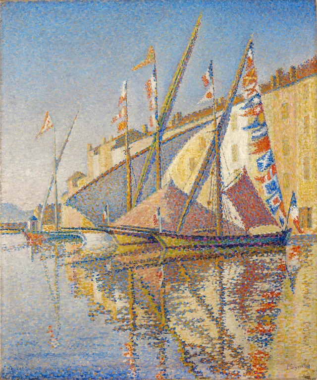 Tartans with Flags, Paul Signac
