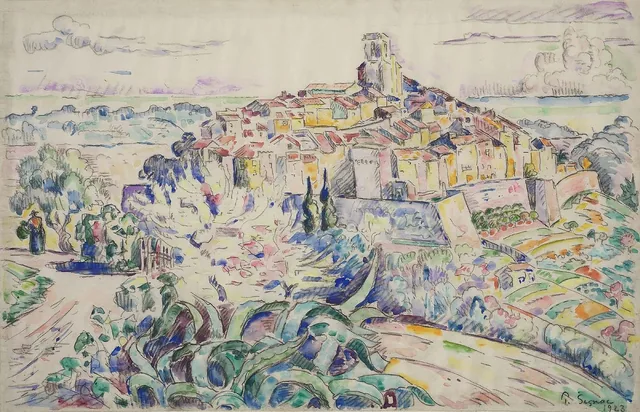 Village perché en Provence, Paul Signac