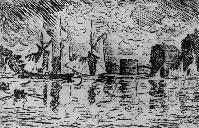 Velas al secado en Saint-Tropez