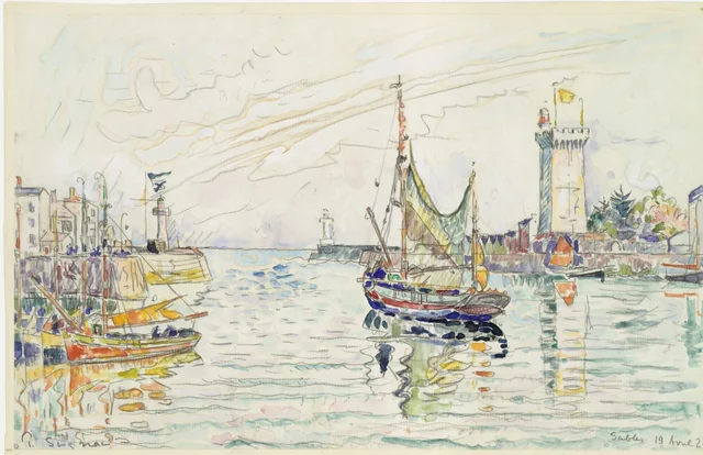 Vue des Sables-d'Olonne, Paul Signac