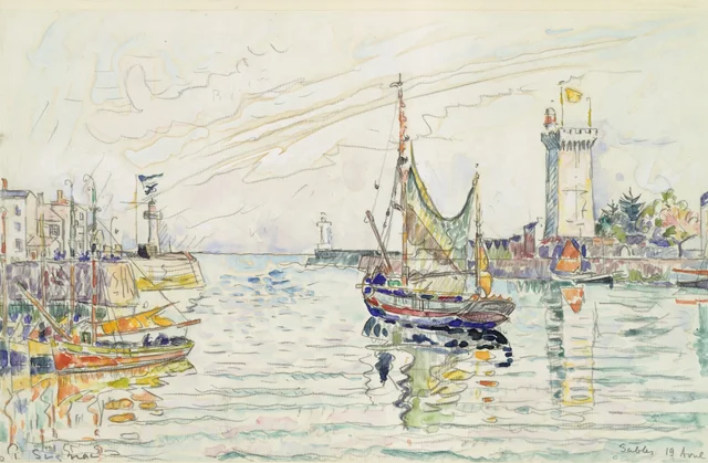 Vista de Les Sables-d'Olonne, Paul Signac