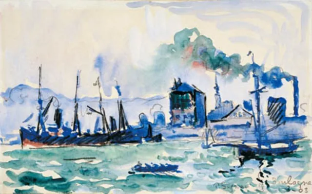 View of the Harbour of Boulogne-sur-Mer