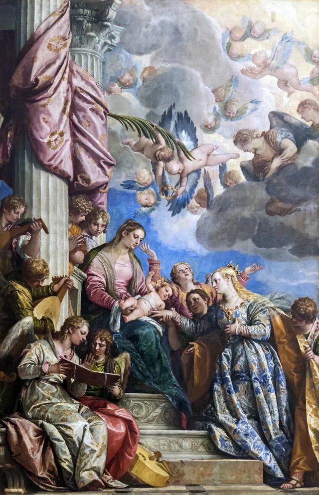 El matrimonio místico de santa Catalina de Alejandría, Paul Véronèse