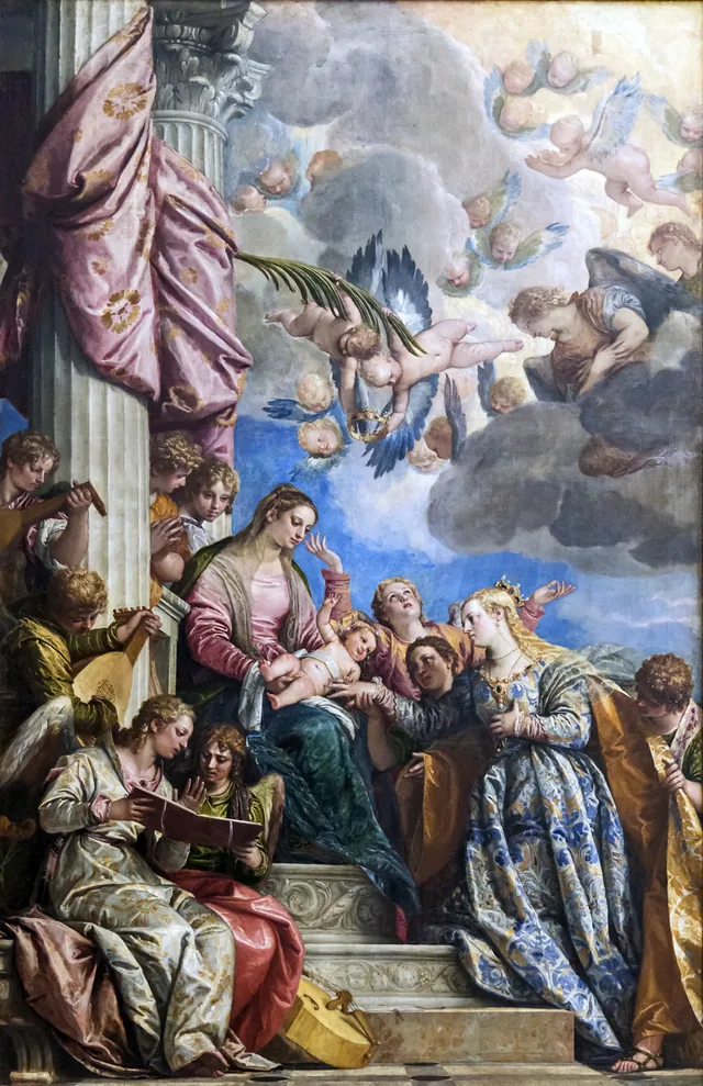 Le Mariage mystique de sainte Catherine d'Alexandrie