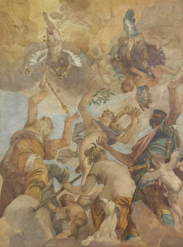 The Seven Planetary Deities: Jupiter, Apollo, Diana and Mars, Paul Véronèse