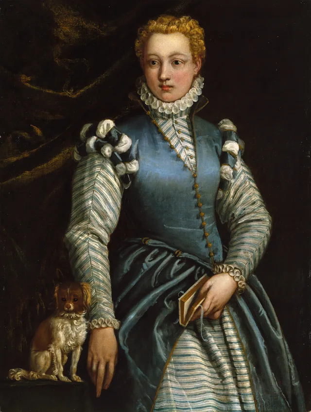 Portrait of a Woman with a Dog, Paul Véronèse