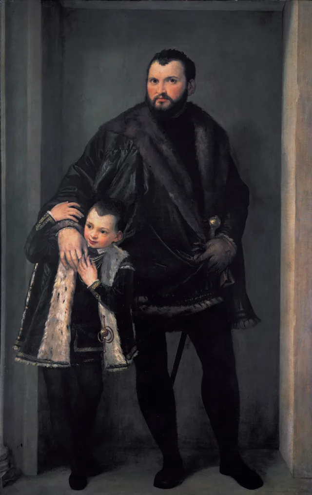 Portrait of Count Giuseppe da Porto with his Son Adriano